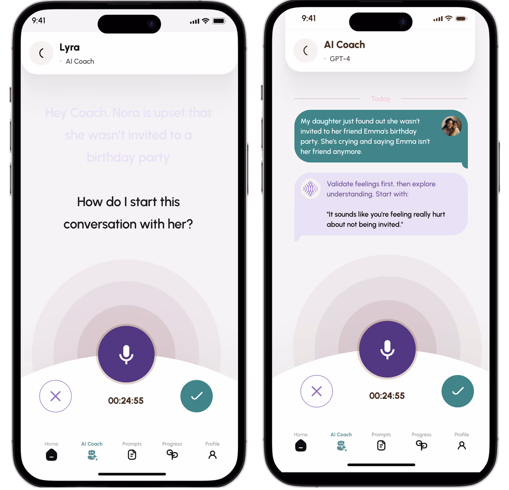 Practice Mode mobile app screens